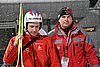 Simon Ammann (Szwajcaria) i Rafał Kot (Polska)