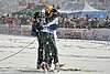 Kamil Stoch (Polska) i Tom Hilde (Norwegia)