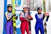 Coline Mattel (FRA), Maja Vtic (SLO) i Jessica Jerome (USA)