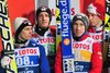 Stefan Kraft, Gregor Schlierenzauer, Thomas Diethart, Michael Hayboeck (Austria)