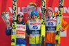 Stefan Kraft (Austria), Kamil Stoch (Polska) i Severin Freund (Niemcy)